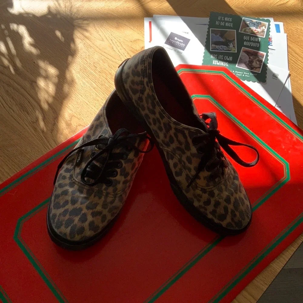 Vans Leopard Print Sneakers - Picture 3 of 6